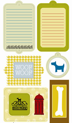 SEI - Park Buddies - Coaster Tags  (sold in 3's)